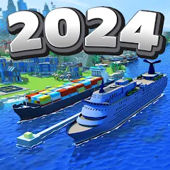 Sea Port: Cargo Boat Tycoon МОД на Андроид