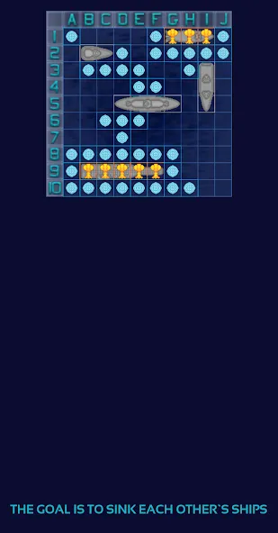 Battleship: Sea Battle (Бэттлшип)  [МОД Бесконечные монеты] Screenshot 2