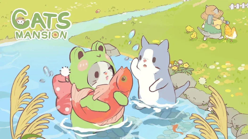 Cats Mansion: Cat Games (Кэтс Мэншн)  [МОД Меню] Screenshot 1