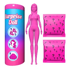 Color Reveal Suprise Doll Game МОД на Андроид