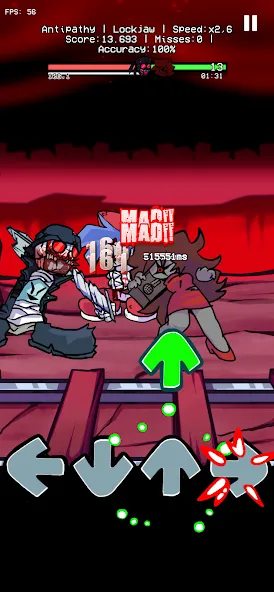 Antipathy Hank Madness Battle (ФНФ Антипатия Хенк 1 Мод)  [МОД Бесконечные монеты] Screenshot 2