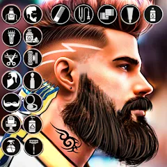 Barber Shop Hair Cut Sim Games МОД на Андроид