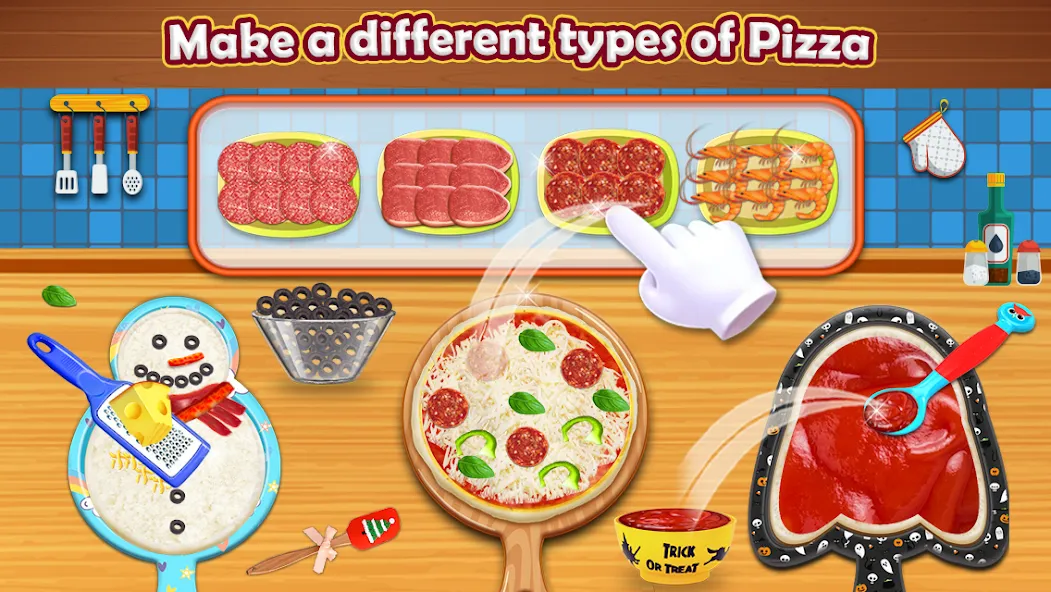 Pizza Maker - Cooking Games  [МОД Mega Pack] Screenshot 1
