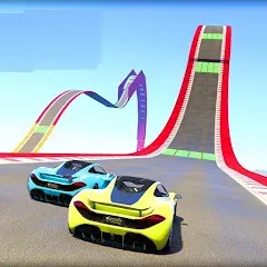 Mega Ramp Car Offline Games МОД на Андроид