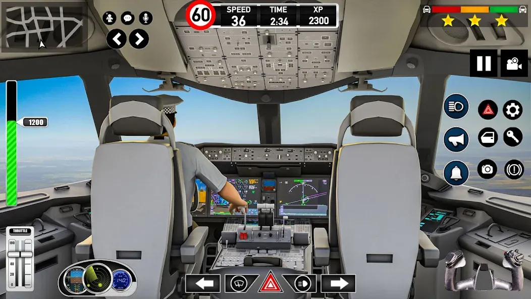Plane Pilot Flight Simulator (Плейн Пилот Флайт Симулятор)  [МОД Бесконечные монеты] Screenshot 1