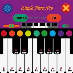 Simple Piano Pro МОД на Андроид