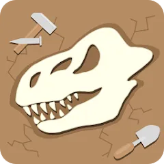 Dino Fossil Dig - Jurassic Adv МОД на Андроид