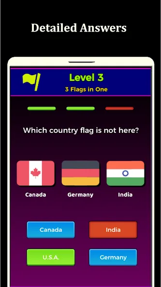 World Flags Quiz Game (Ворлд Флагс Квиз Гейм)  [МОД Unlocked] Screenshot 2