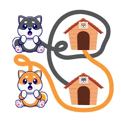 Dog rush: Draw to save games МОД на Андроид