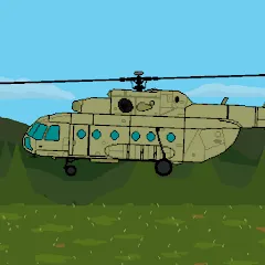 Pixel Helicopter Simulator МОД на Андроид