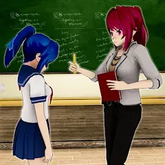 Anime Girl School Teacher 3D МОД на Андроид