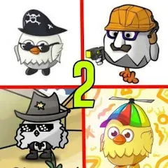 Угадай ютубера Chicken Gun 2 МОД на Андроид