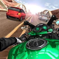 Moto Rider In Traffic МОД на Андроид