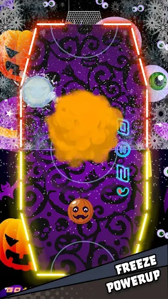 Air Hockey Glow HD Ultimate 2D (Эйр)  [МОД Бесконечные деньги] Screenshot 4