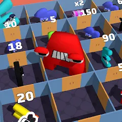 Alphabet Battle: Room Maze МОД на Андроид