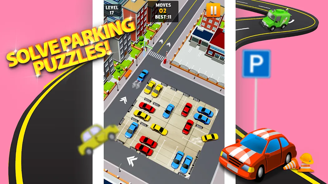 Park Master: Car Parking Jam (Парк Мастер)  [МОД Много монет] Screenshot 5