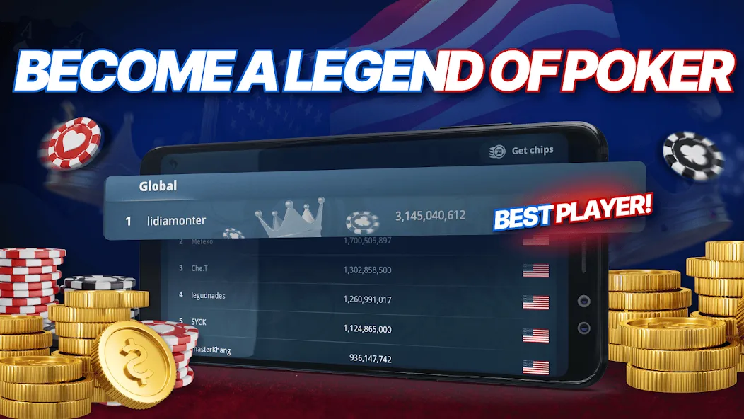 Appeak Poker – Texas Holdem (Аппик покер)  [МОД Все открыто] Screenshot 4