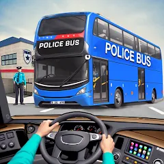 Police Bus Simulator Bus Games МОД на Андроид