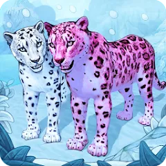 Snow Leopard Family Sim Online МОД на Андроид