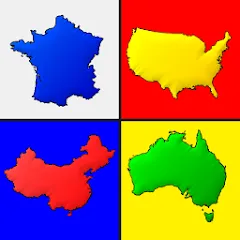Maps of All Countries Geo-Quiz МОД на Андроид