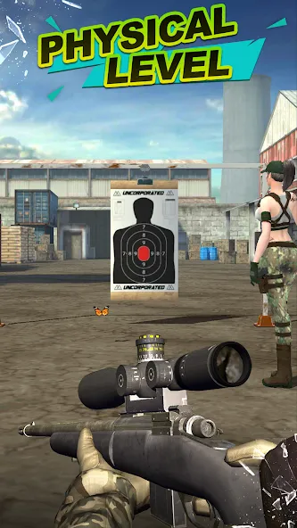 Gun Shooting Range  [МОД Много монет] Screenshot 2