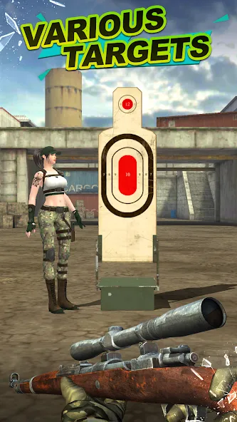 Gun Shooting Range  [МОД Много монет] Screenshot 4