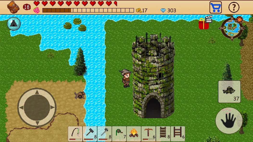 Survival RPG: Open World Pixel (Сурвайвл РПГ)  [МОД Бесконечные деньги] Screenshot 3