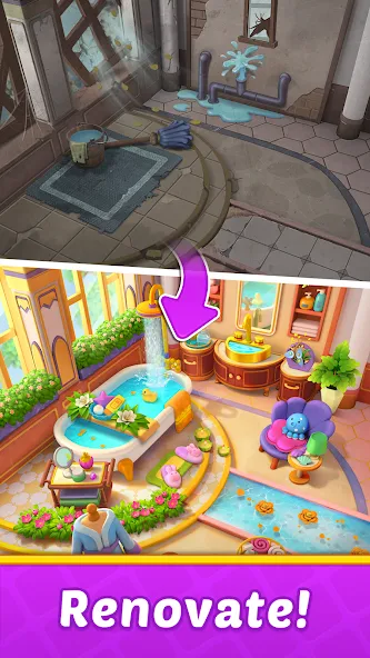 Fruit Diary 2: Manor Design  [МОД Много монет] Screenshot 1