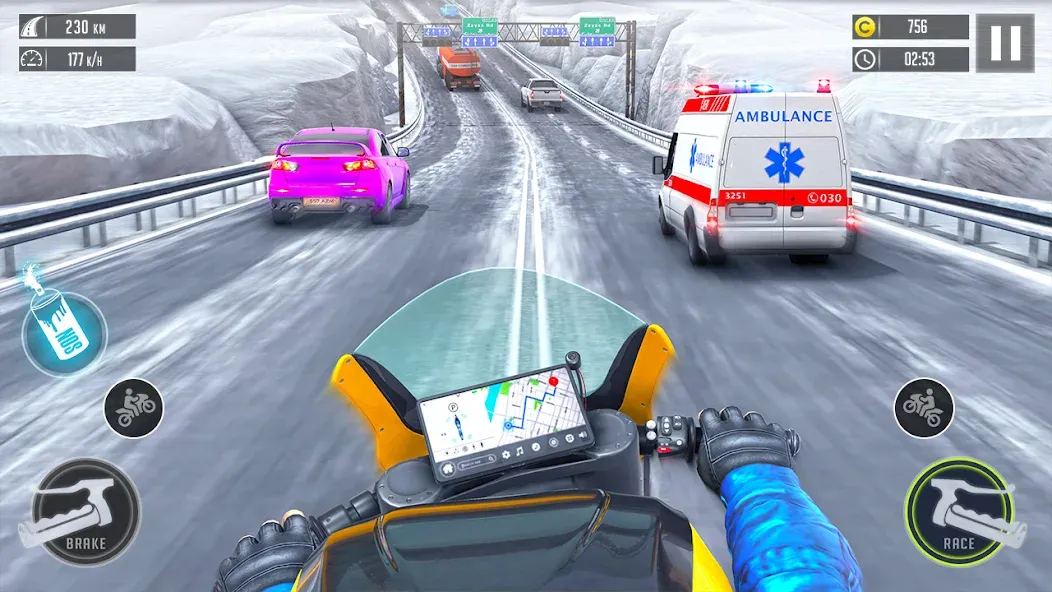 3d Bike Racing Bike Race Games  [МОД Меню] Screenshot 4
