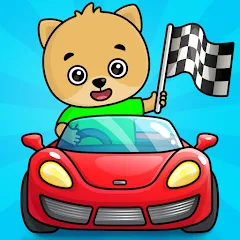 Bimi Boo Car Games for Kids МОД на Андроид
