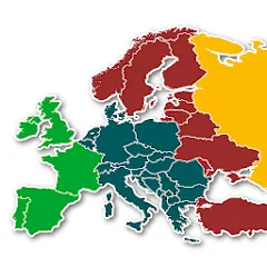 Europe Map Quiz - European Cou МОД на Андроид