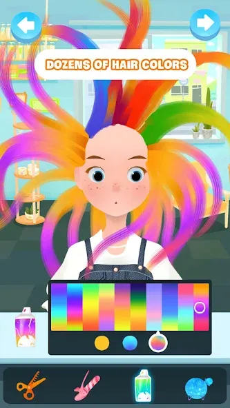 Hair salon games : Hairdresser  [МОД Все открыто] Screenshot 1