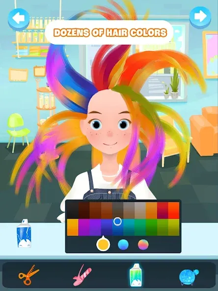 Hair salon games : Hairdresser  [МОД Все открыто] Screenshot 5