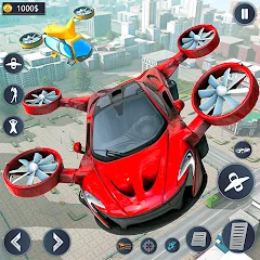 Flying Car Robot Game Car Game МОД на Андроид