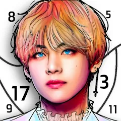 Kpop Paint by Numbers BT21 МОД на Андроид