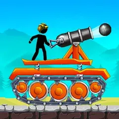 The Tank: Stick pocket hill МОД на Андроид