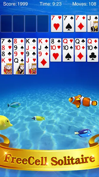 FreeCell Solitaire  [МОД Menu] Screenshot 1
