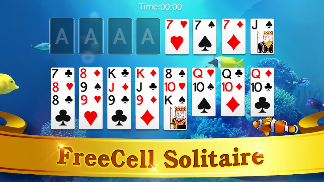 FreeCell Solitaire  [МОД Menu] Screenshot 5