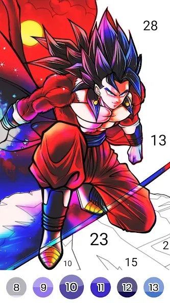 Color Fan - Color By Number (Цветной веер)  [МОД Много монет] Screenshot 4