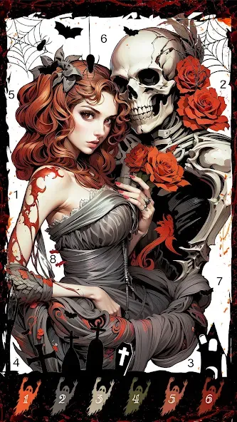 Death Park Coloring Games (Дэт Парк игры раскраски)  [МОД Много монет] Screenshot 2