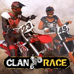 Clan Race: PVP Motocross races МОД на Андроид