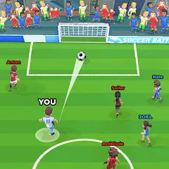 Soccer Battle -  PvP Football МОД на Андроид