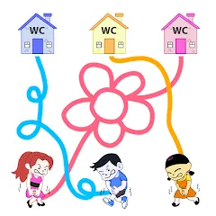 Toilet Rush Race: Draw Puzzle МОД на Андроид