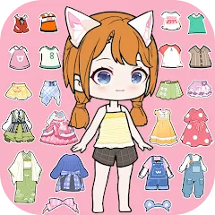 YOYO Doll Anime Dress Up Game МОД на Андроид