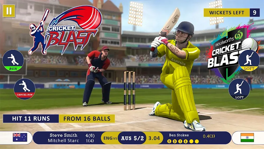 World Cricket Games Offline  [МОД Все открыто] Screenshot 1