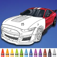Cars Color By Number МОД на Андроид