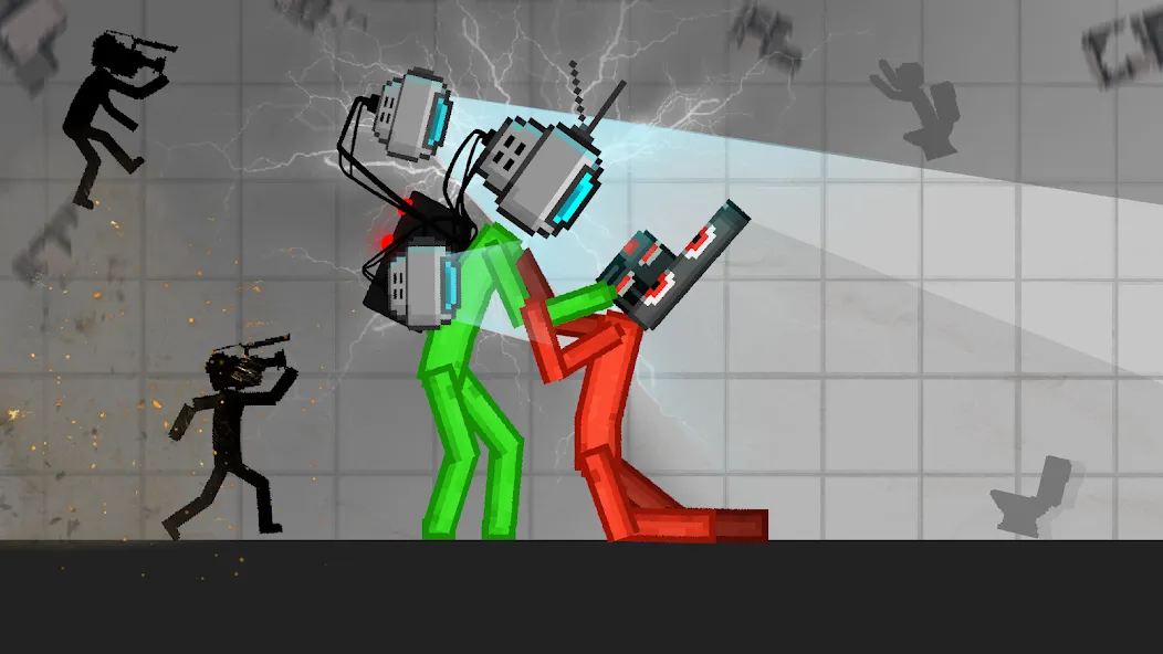 Stickman Playground (тикман Плейграунд)  [МОД Mega Pack] Screenshot 2