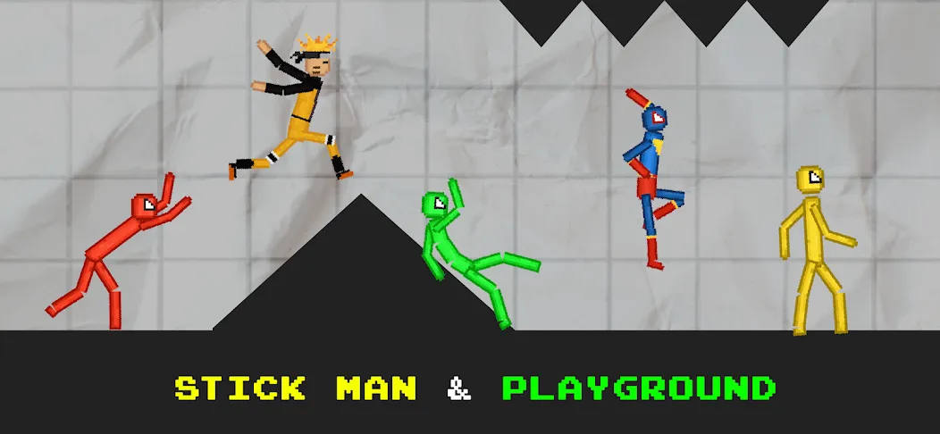 Stickman Playground (тикман Плейграунд)  [МОД Mega Pack] Screenshot 3