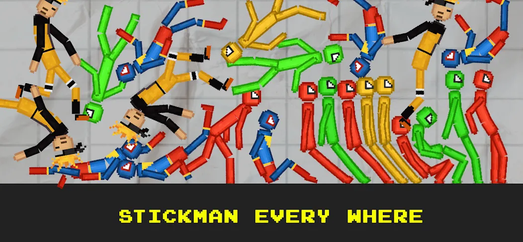 Stickman Playground (тикман Плейграунд)  [МОД Mega Pack] Screenshot 5