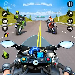 Moto Traffic Bike Race Game 3d МОД на Андроид